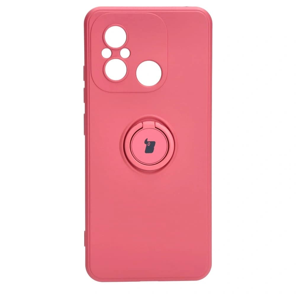 Bizon Case Silicone Ring Sq Xiaomi Redmi 12C dirty pink - 2