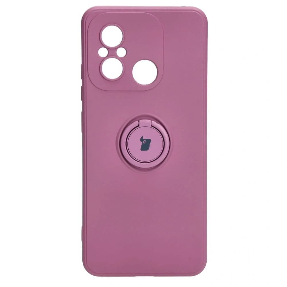 Bizon Case Silicone Ring Sq Xiaomi Redmi 12C dark purple - 2