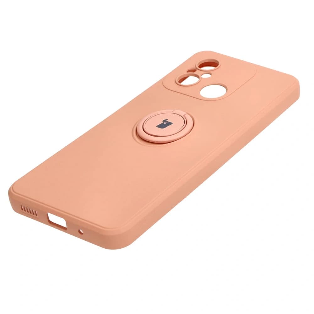 Bizon Case Silicone Ring Sq Xiaomi Redmi 12C light pink - 3