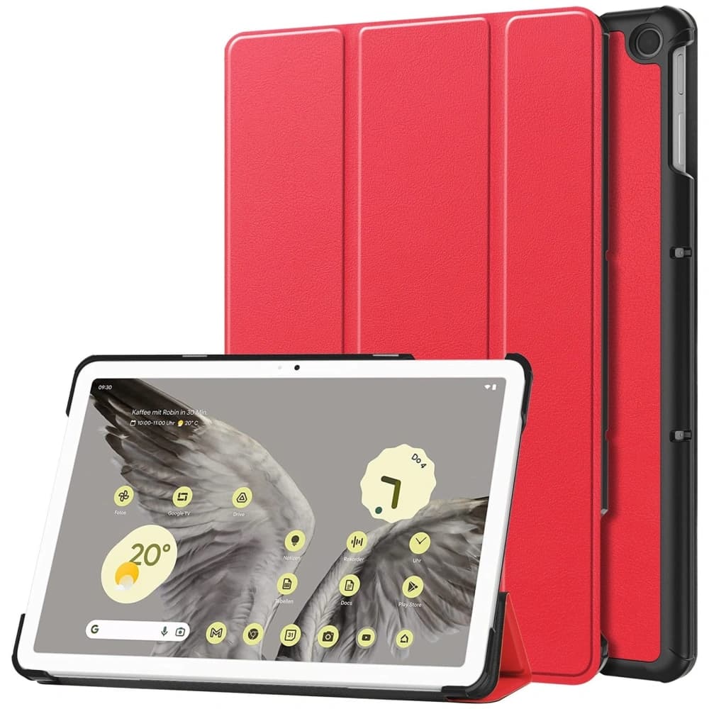 Etui Bizon Case Tab Croc do Google Pixel Tablet červené