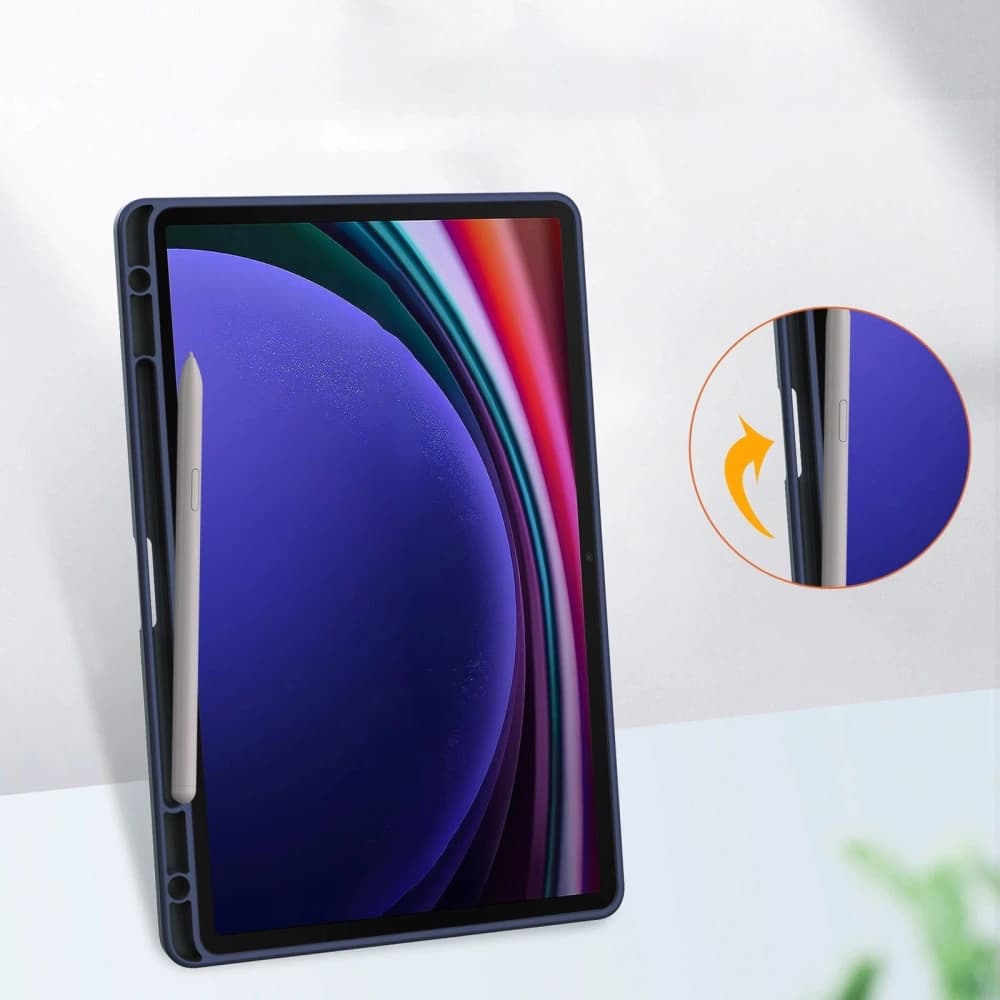 Bizon Case Tab Clear Matt Samsung Galaxy Tab S9 marineblau - 5