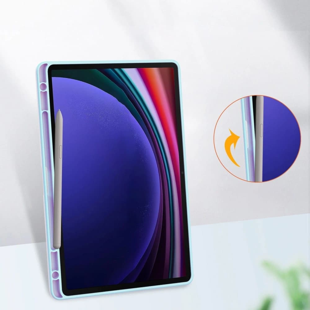 Bizon Case Tab Clear Matt Samsung Galaxy Tab S9 blau - 5