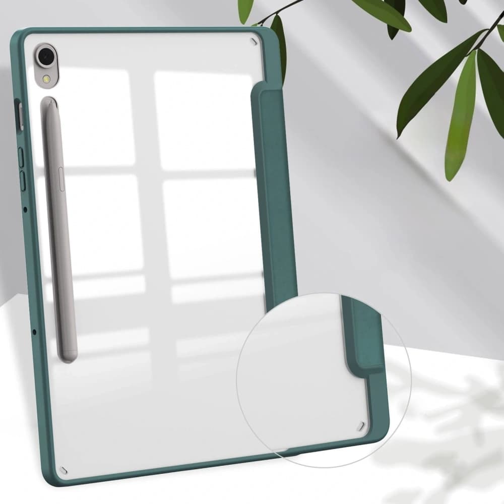 Bizon Case Tab Clear Matt Samsung Galaxy Tab S9 dunkelgrün - 7