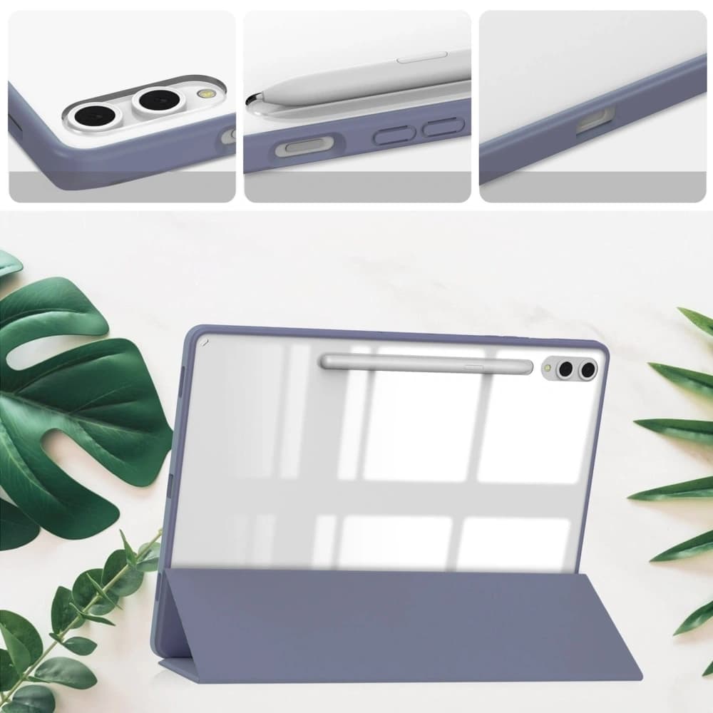Bizon Case Tab Clear Matt Samsung Galaxy Tab S10 Plus / S9 Plus lavender - 3