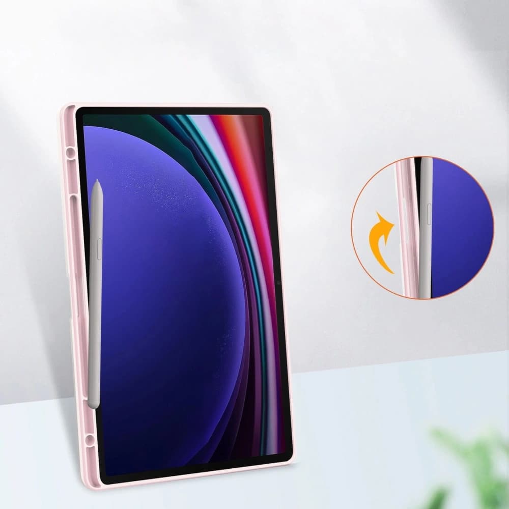 Bizon Case Tab Clear Matt Samsung Galaxy Tab S10 Plus / S9 Plus light pink - 5