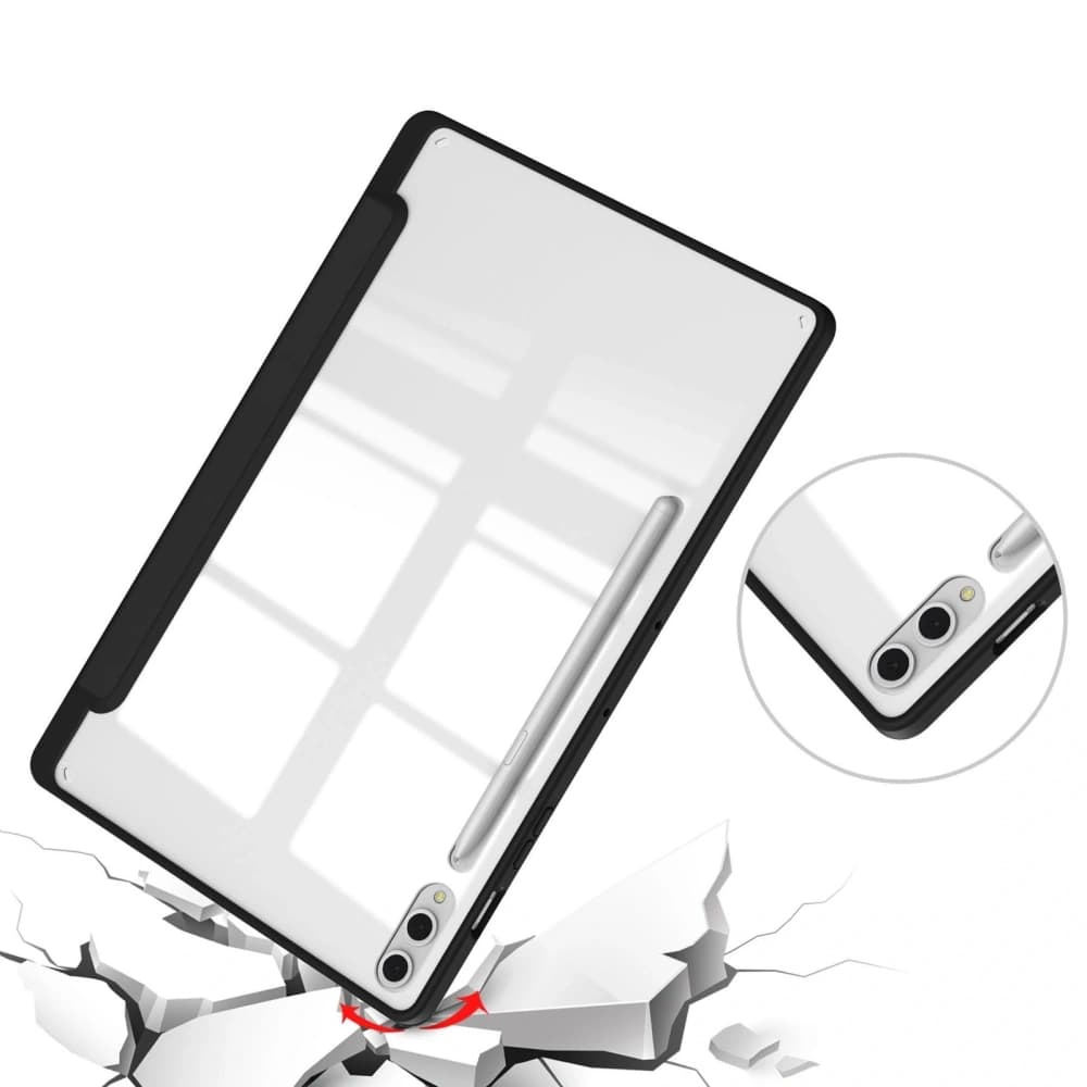 Bizon Case Tab Clear Matt Samsung Galaxy Tab S10 Plus / S9 Plus black - 6