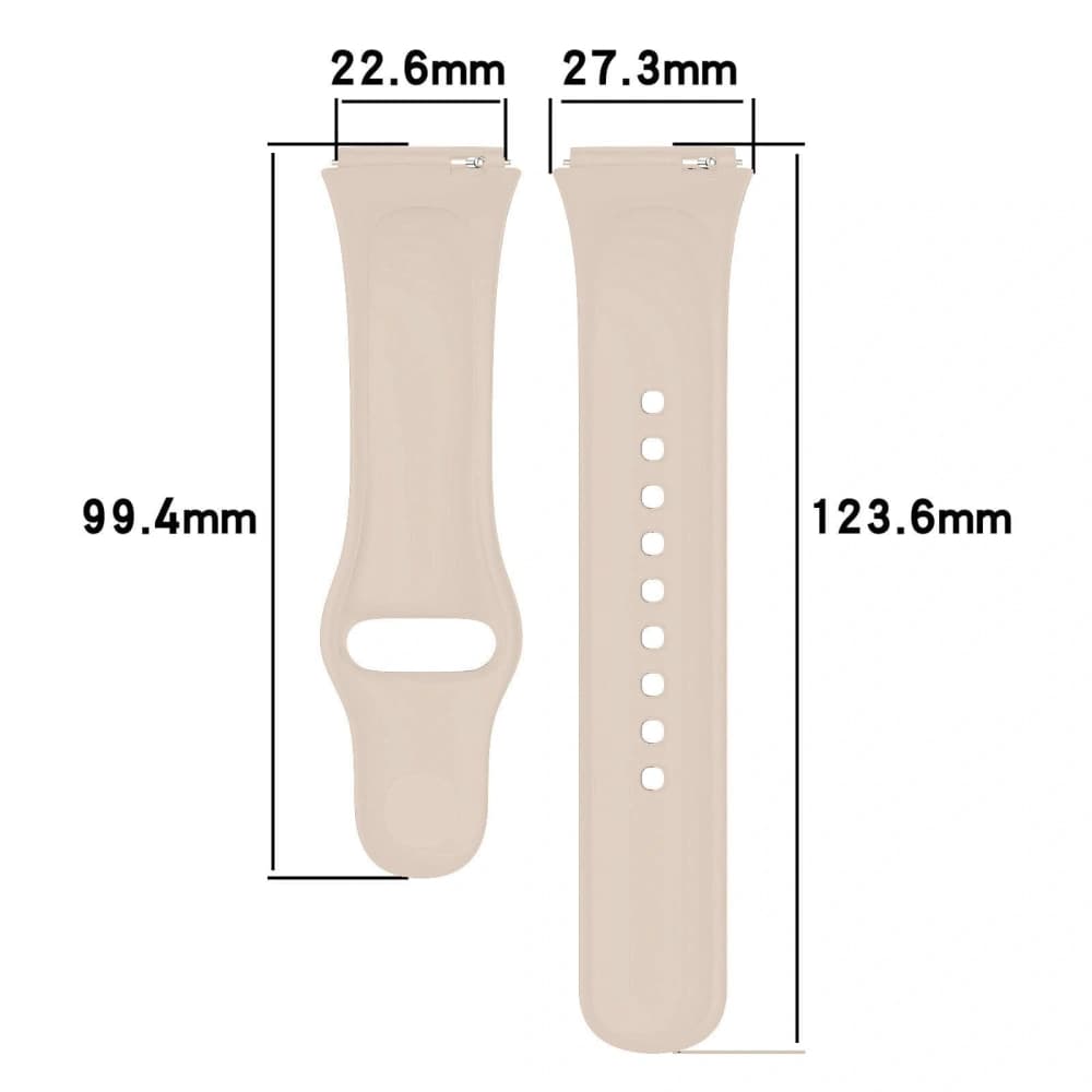 Bizon Strap Uhr Punkte Xiaomi Redmi Uhr 3 Aktiv beige - 2