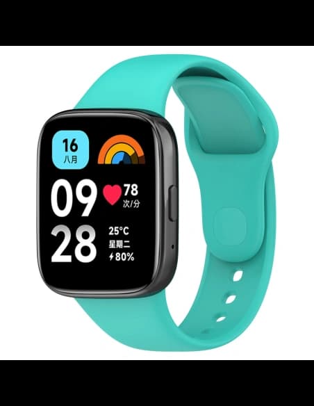 Bizon Armbanduhr Punkte Xiaomi Redmi Watch 3 Active dunkles Mint