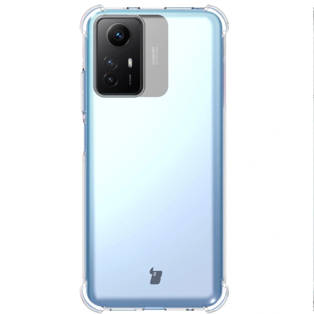 Etui + 2x sklo na displej + objektiv Bizon Case Clear Pack pro Xiaomi Redmi Note 12S průhledné - 2