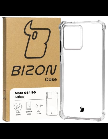 Bizon Case Salpa Motorola Moto G84 5G clear