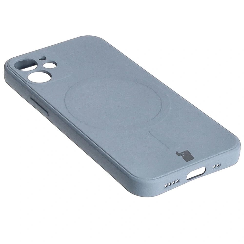 Etui Bizon Case Silicone MagSafe Sq do Apple iPhone 12 Mini šedé - 4