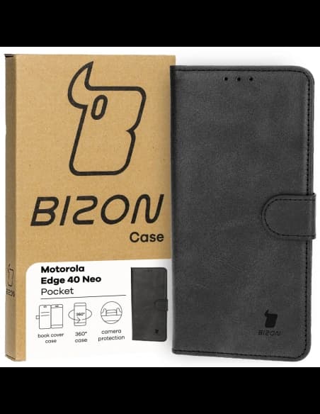 Buzunar pentru telefon Bizon Motorola Edge 40 Neo negru