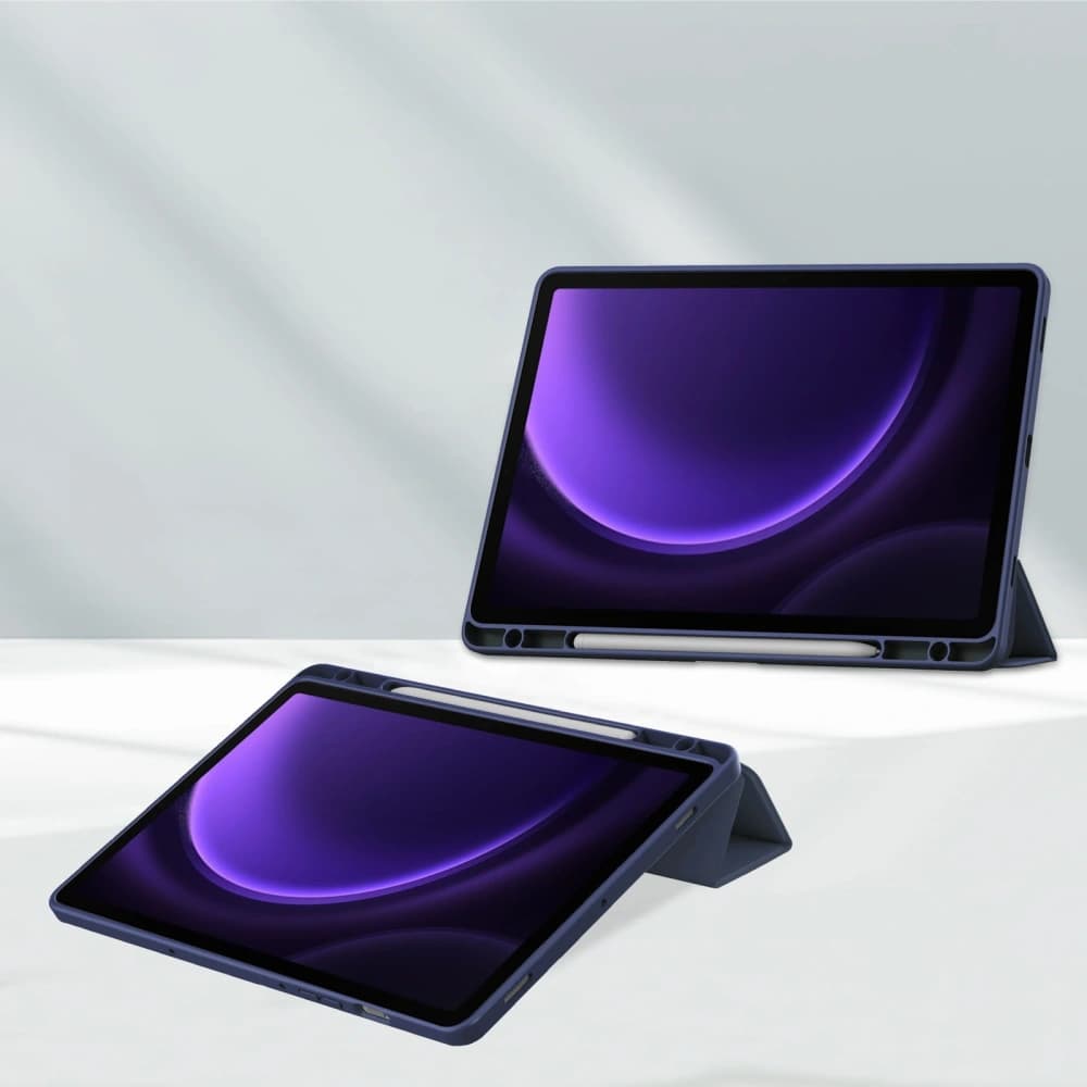 Etui Bizon Case Tab Clear Matt do Samsung Galaxy Tab S9 / S9 FE námořnická modř - 2