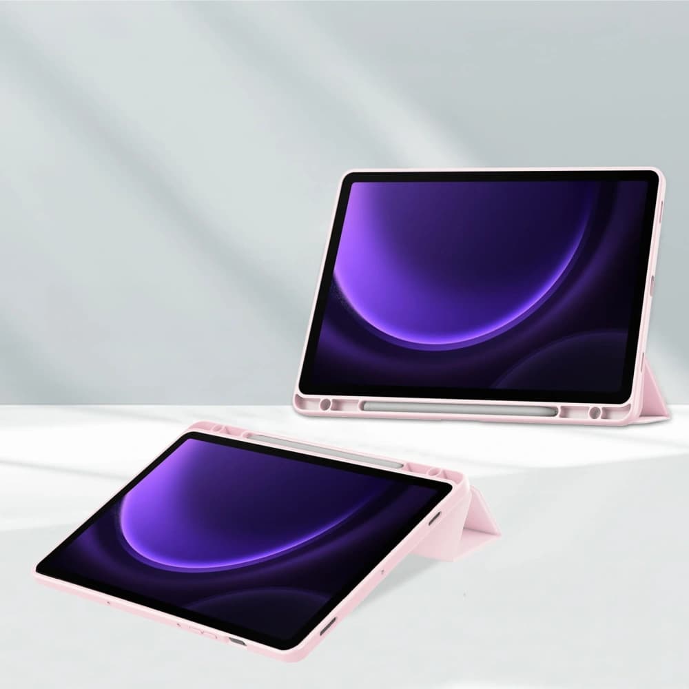 Bizon Case Tab Klar Matt Samsung Galaxy Tab S9 / S9 FE hellrosa - 2