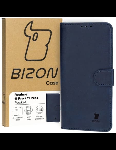 Bizon Case Pocket Realme 11 Pro / 11 Pro+ navy blue