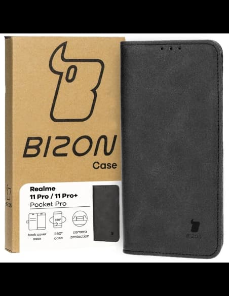 Bizon Case Pocket Pro Realme 11 Pro / 11 Pro+ black