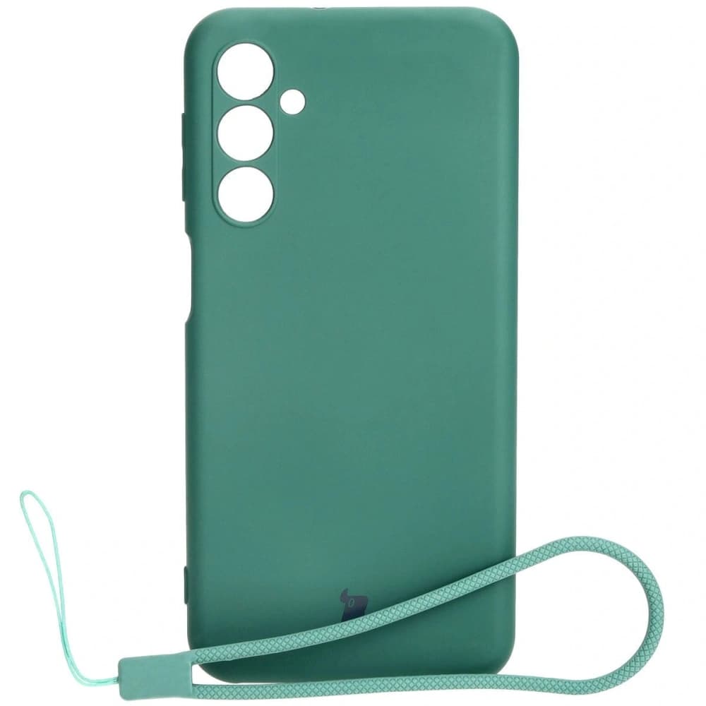 Etui Bizon Case Silicone do Samsung Galaxy M34 5G tmavě zelené