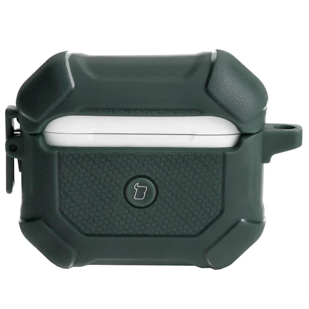 Etui Bizon Case Headphone Armor do Apple Airpods 3 tmavě zelené - 2