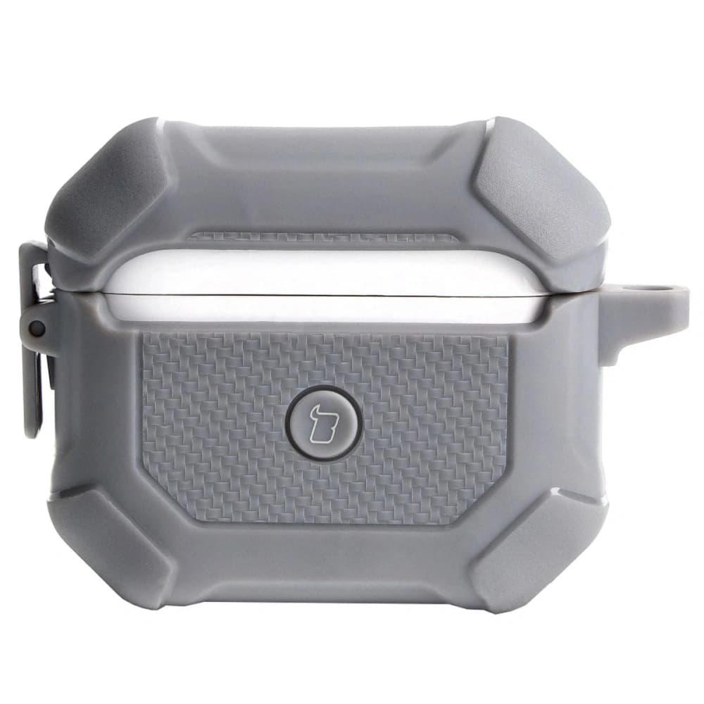 Etui Bizon Case Headphone Armor do Apple Airpods 3 šedé - 2