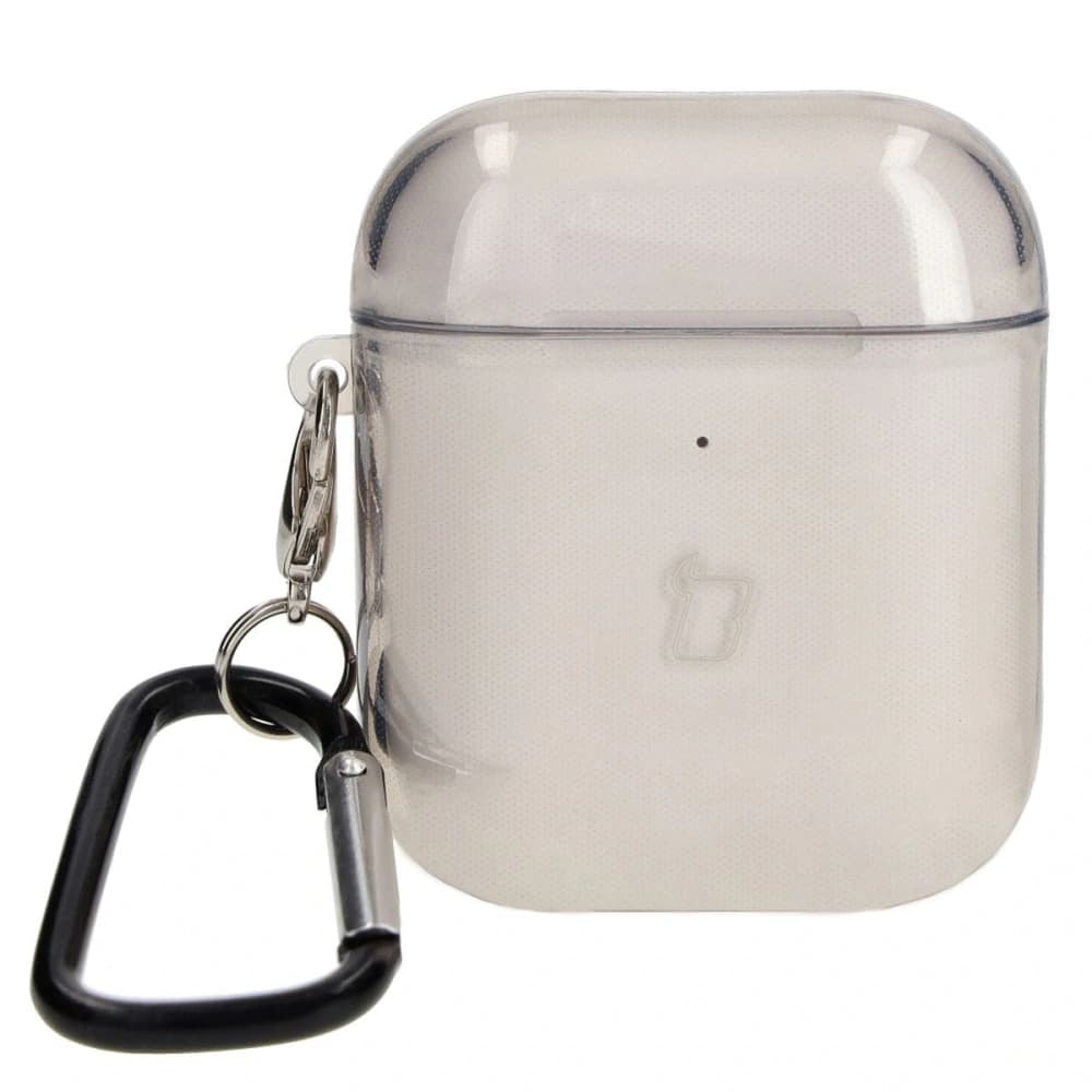 Etui Bizon Case Headphone Clear pro Airpods 1/2 průhledné-černé