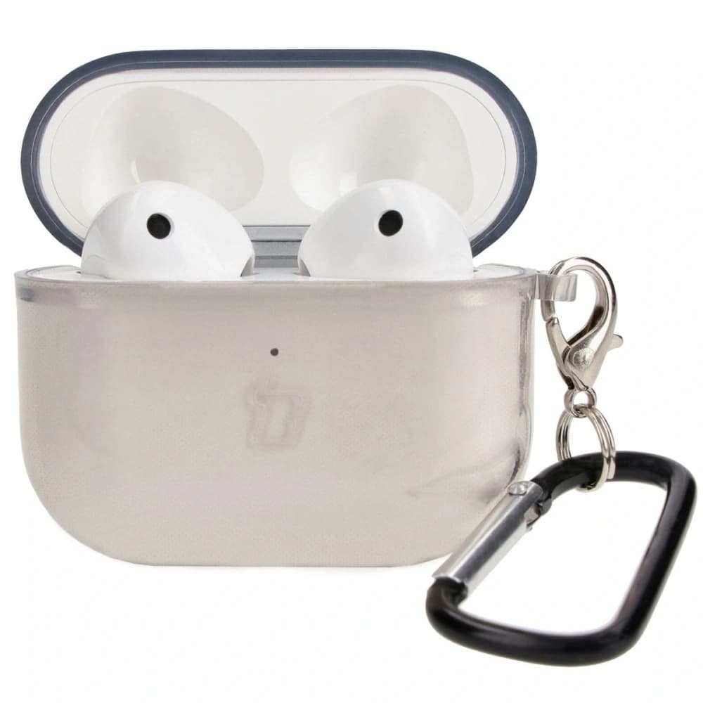Etui Bizon Case sluchátka Clear pro Airpods 3 průhledné-černé - 3
