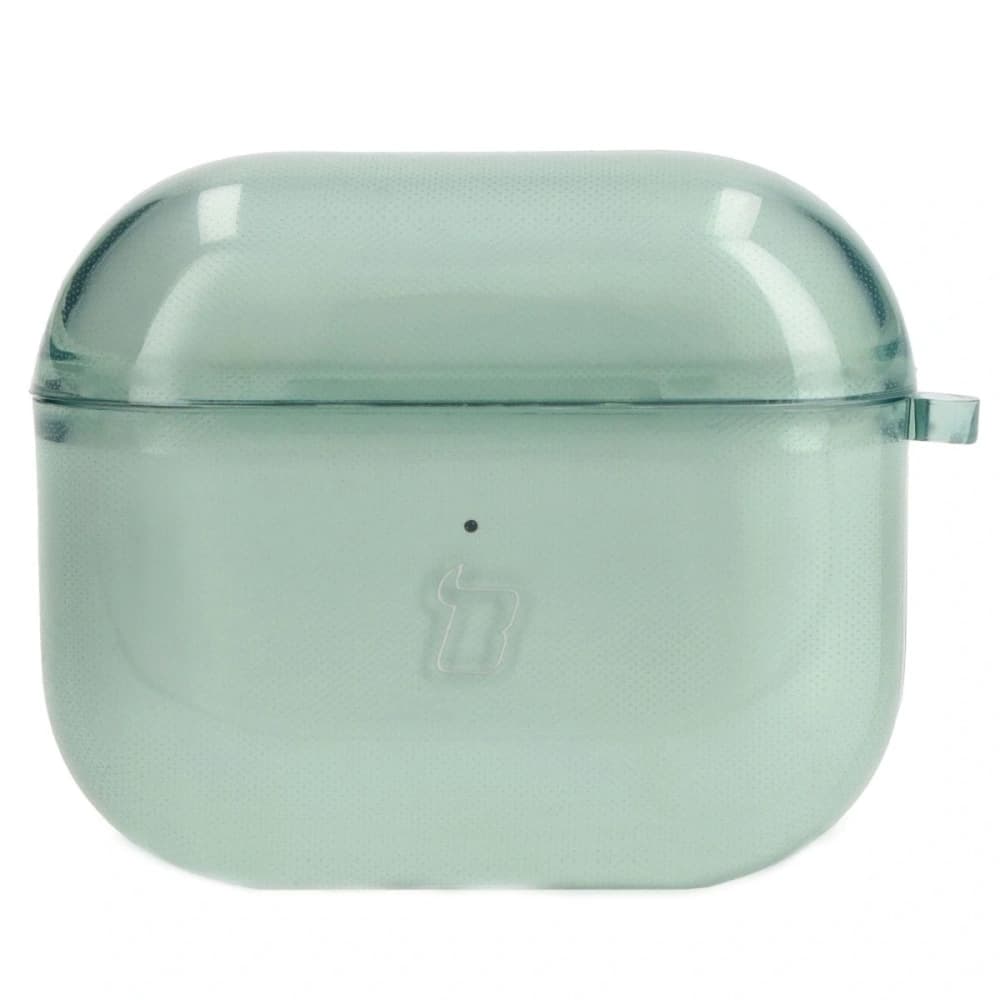 Etui Bizon Case sluchátka Clear pro Airpods 3 průhledno-zelené - 2