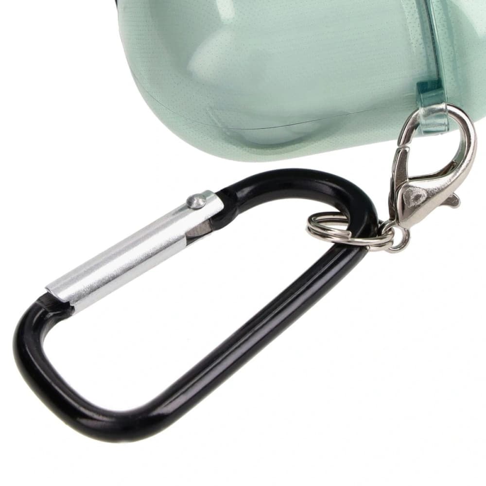 Etui Bizon Case sluchátka Clear pro Airpods 3 průhledno-zelené - 5