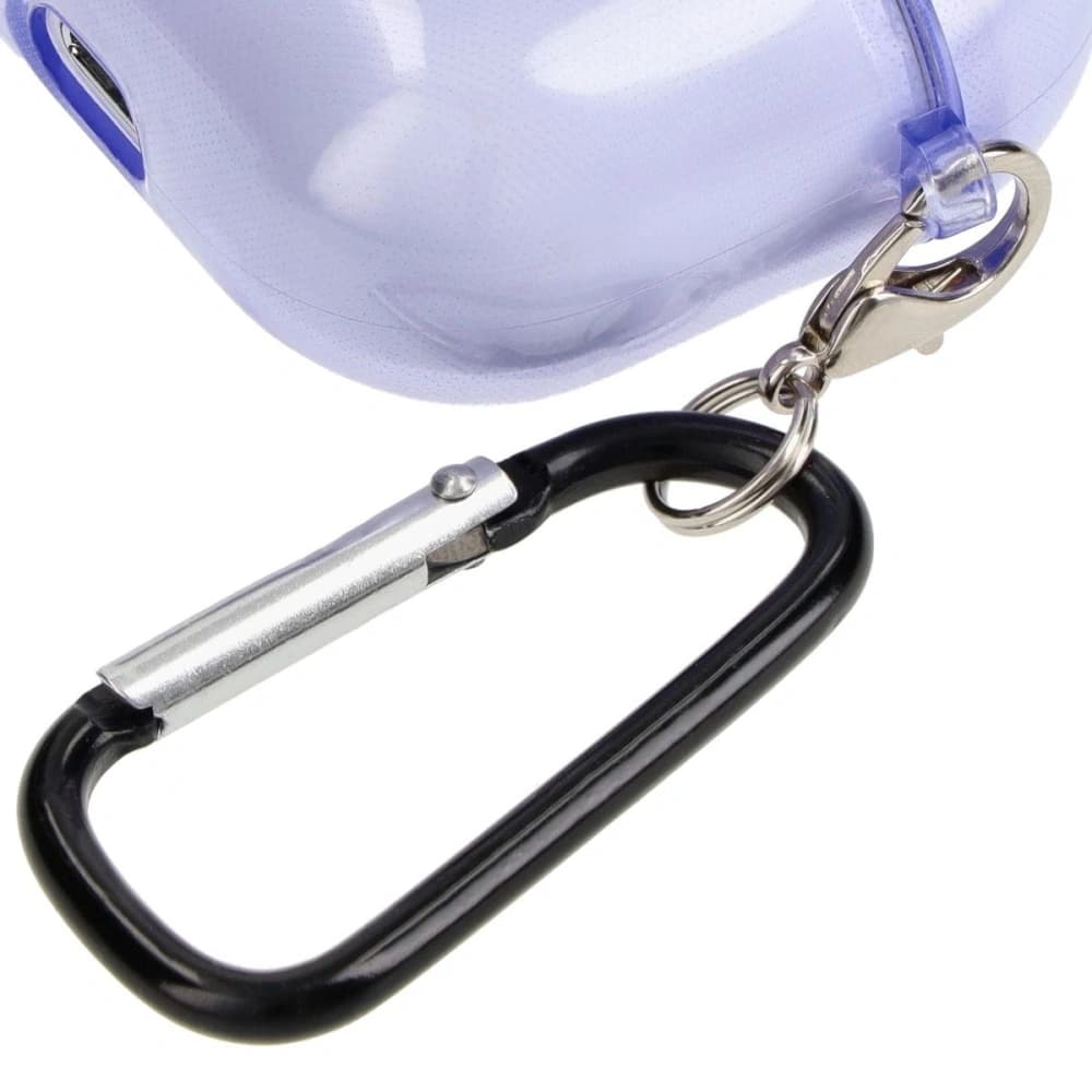 Etui Bizon Case Headphone Clear pro Airpods 3 průhledné-fialové - 5