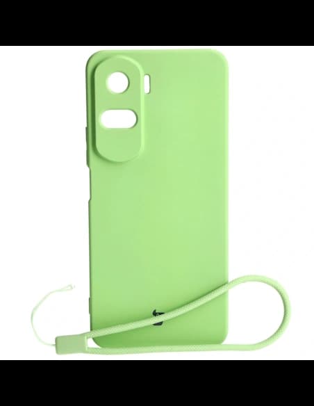 Etui Bizon Case Silicone do Honor 90 Lite jasnozielone