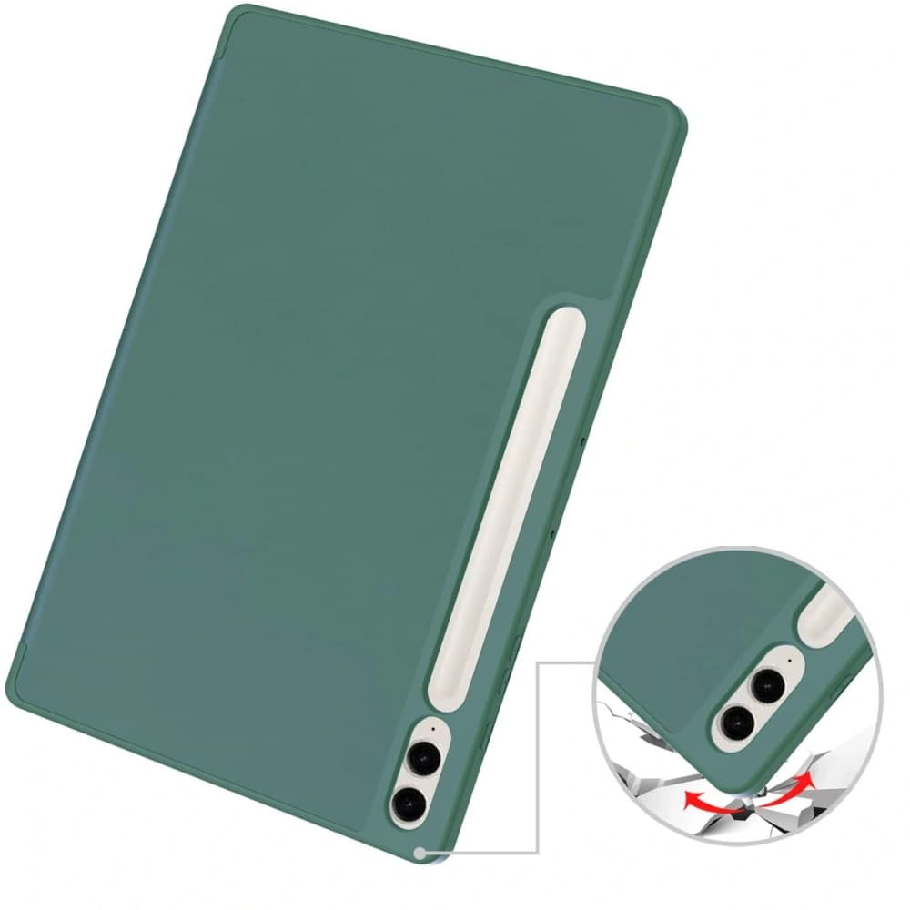 Bizon Case Tab Lizard Samsung Galaxy Tab S9 FE Plus dunkelgrün - 2