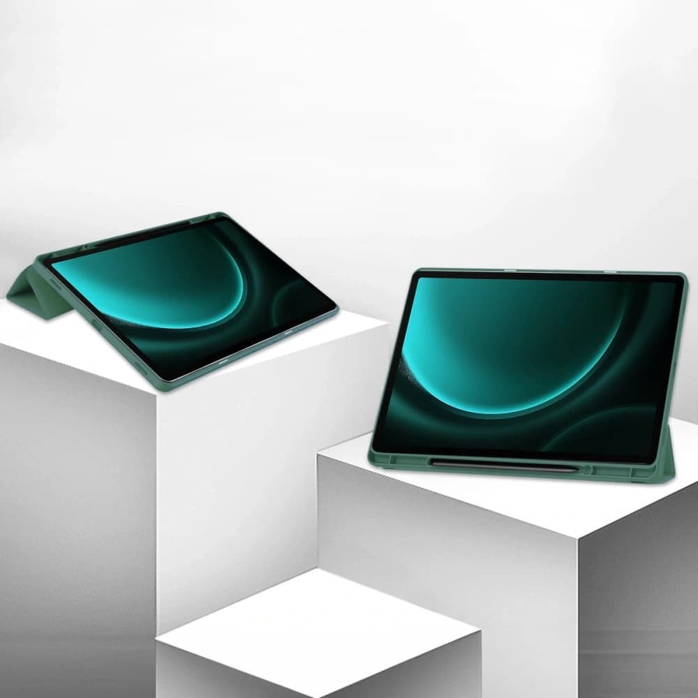 Bizon Case Tab Lizard Samsung Galaxy Tab S9 FE Plus dunkelgrün - 4