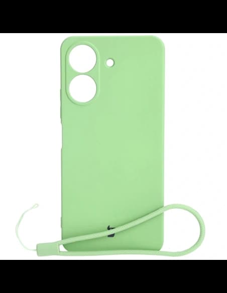 Etui Bizon Case Silicone pro Redmi 13C / Poco C65 jasně zelené