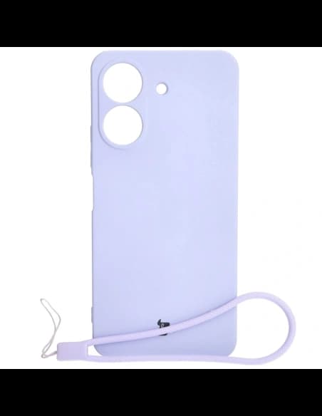 Etui Bizon Case Silicone pro Redmi 13C / Poco C65 jasně fialové