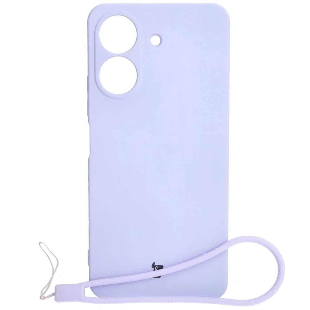 Etui Bizon Case Silicone pro Redmi 13C / Poco C65 jasně fialové