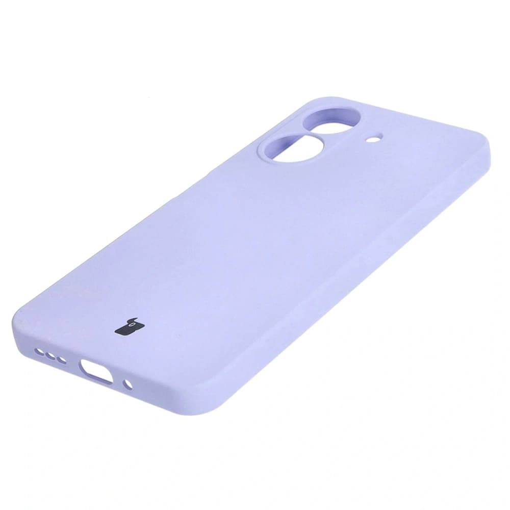 Etui Bizon Case Silicone pro Redmi 13C / Poco C65 jasně fialové - 3