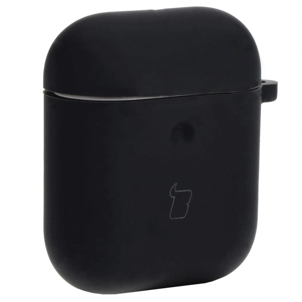 Etui Bizon Case sluchátka silikonové pro AirPods 1/2 černé - 4