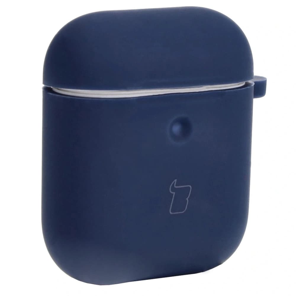 Etui Bizon Case sluchátka silikonové pro AirPods 1/2 modré - 4