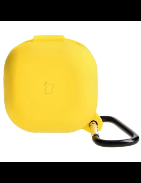 Etui Bizon Case Headphone Silicone do Samsung Galaxy Buds Live / Pro / Buds2 / Buds2 Pro / Buds FE žluté