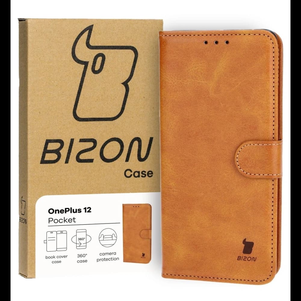 Bizon Case Pocket OnePlus 12 brown