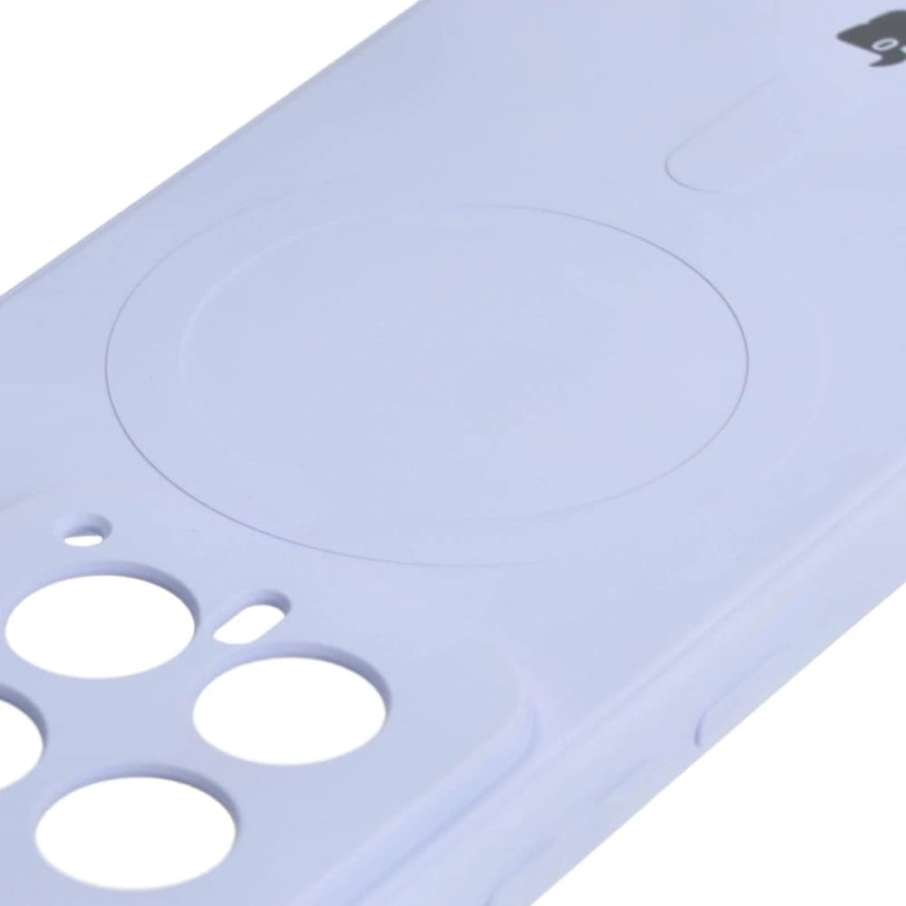 Etui Bizon Case Silicone Magnetic Sq do Xiaomi 14 jasnofialové - 5