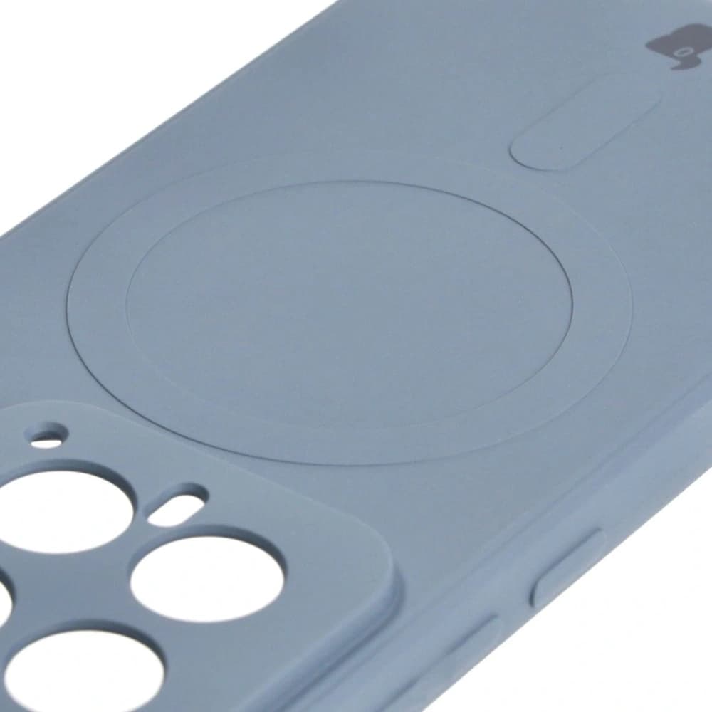 Etui Bizon Case Silicone Magnetic Sq do Xiaomi 14 šedé - 5