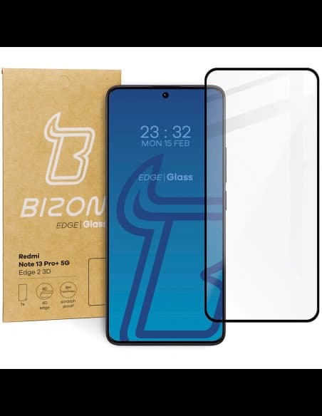 BIZON Glass Edge 2 3D Xiaomi Redmi Note 13 Pro Plus 5G