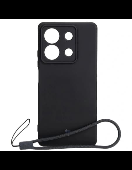 Etui Bizon Case Silicone Sq do Xiaomi Redmi Note 13 5G černé