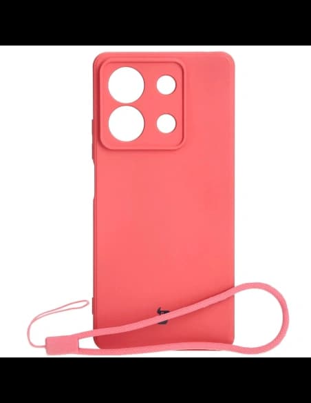 Etui Bizon Case Silicone Sq do Xiaomi Redmi Note 13 5G špinavě růžová