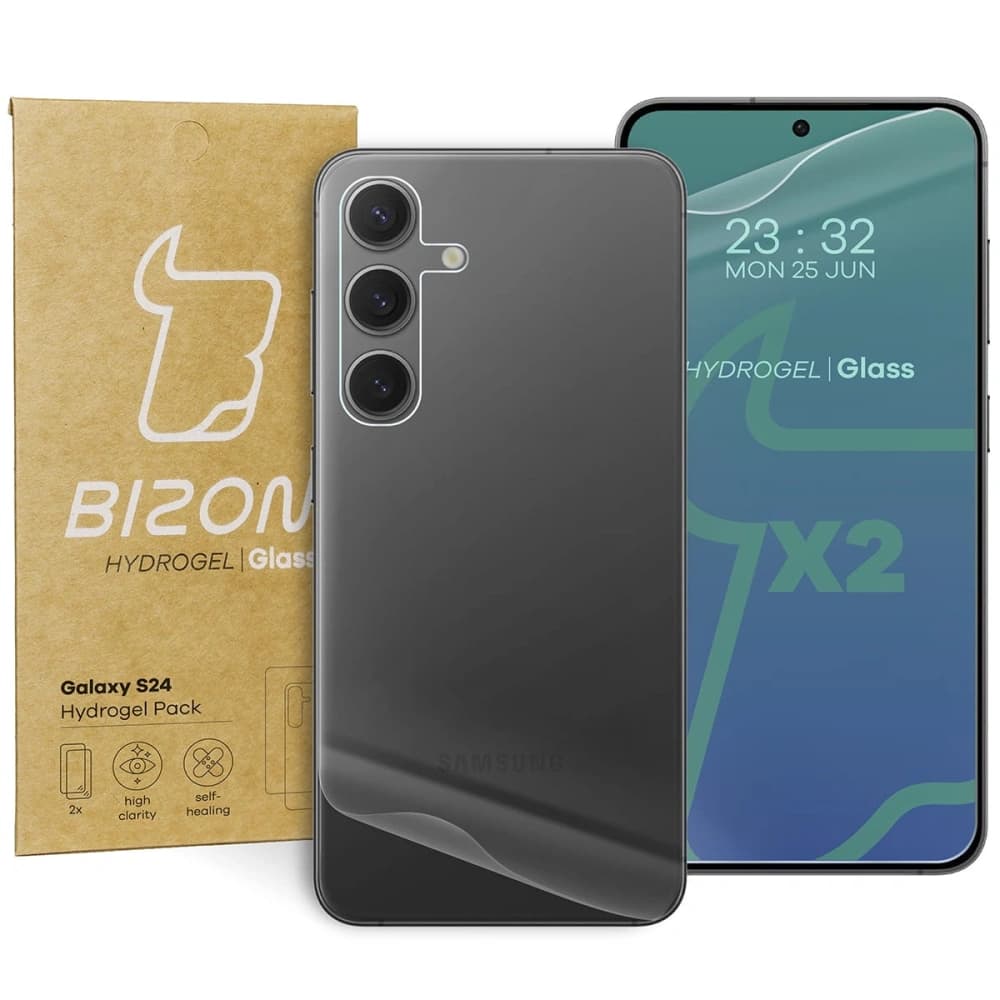 Bizon Glass Hydrogel csomag do Samsung Galaxy S24