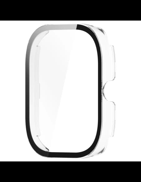 Etui Bizon Case+Glass Watch do Xiaomi Redmi Watch 4 průhledné