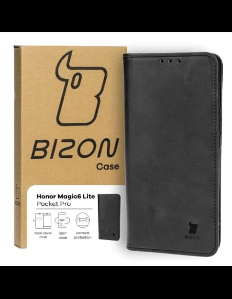 Bizon Case Pocket Pro Honor Magic6 Lite fekete