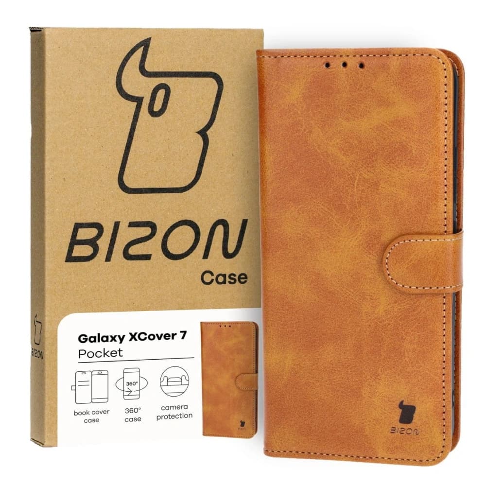 Bizon Case Pocket Samsung Galaxy Xcover7 maro