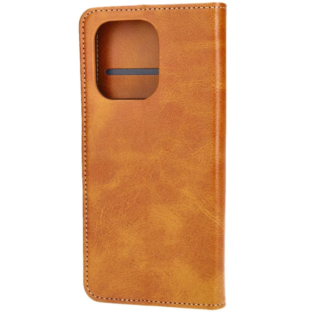 Etui z klapką Bizon Case Pocket do Xiaomi Redmi Note 13 4G hnědé - 4