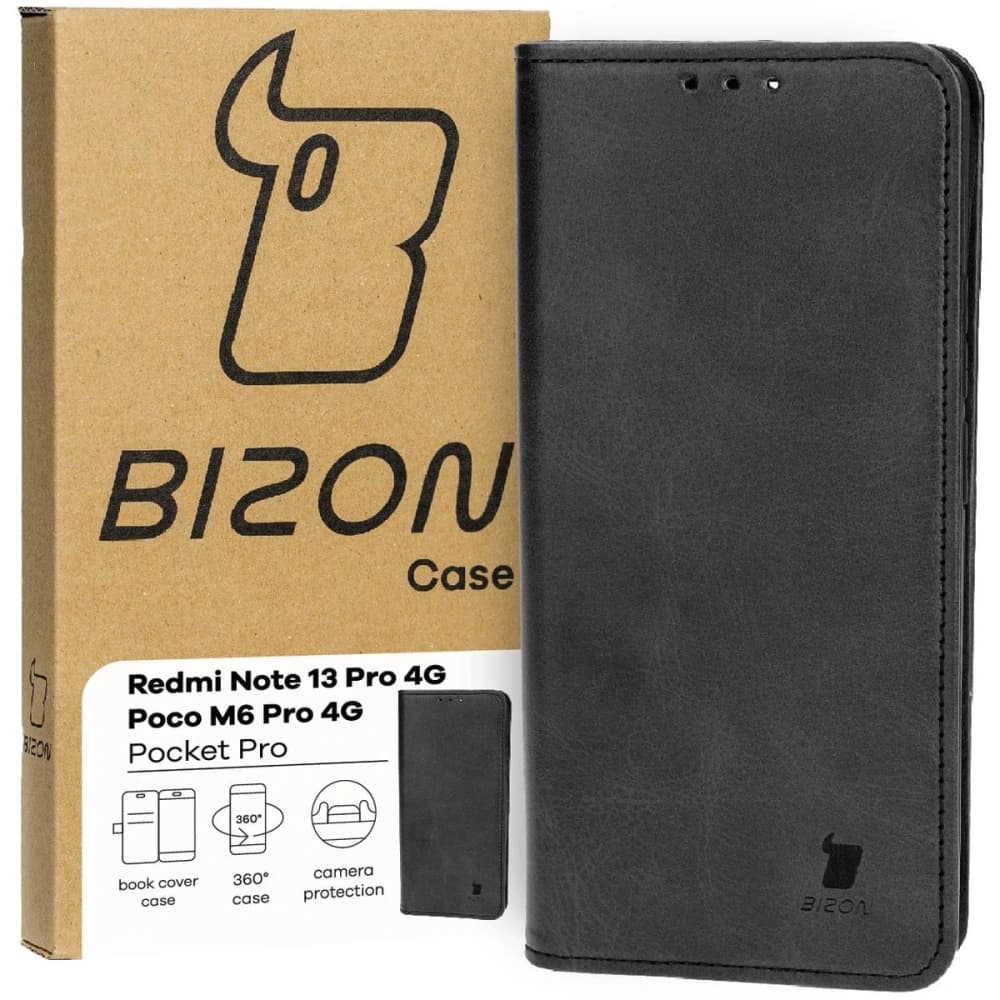 Bizon Case Pocket Pro Xiaomi Poco M4 Pro 5G / Xiaomi Redmi Note 11s 5G schwarz